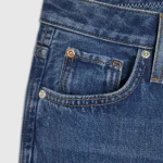جین راسته اسلیم کمر متوسط مدل دهه ۹۰ - آبی - تصویر 5
